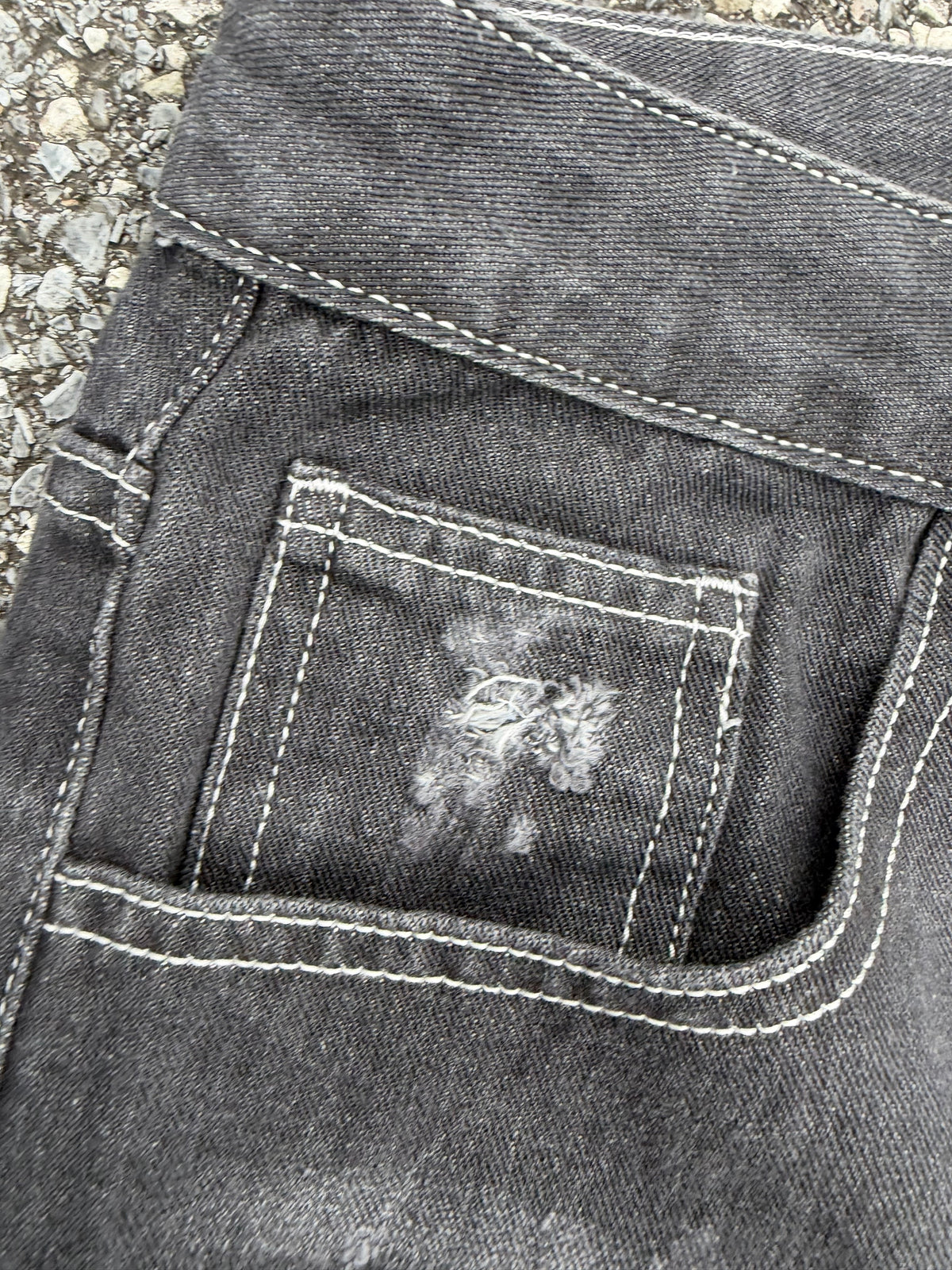 The Ashy black K1 Jorts v1