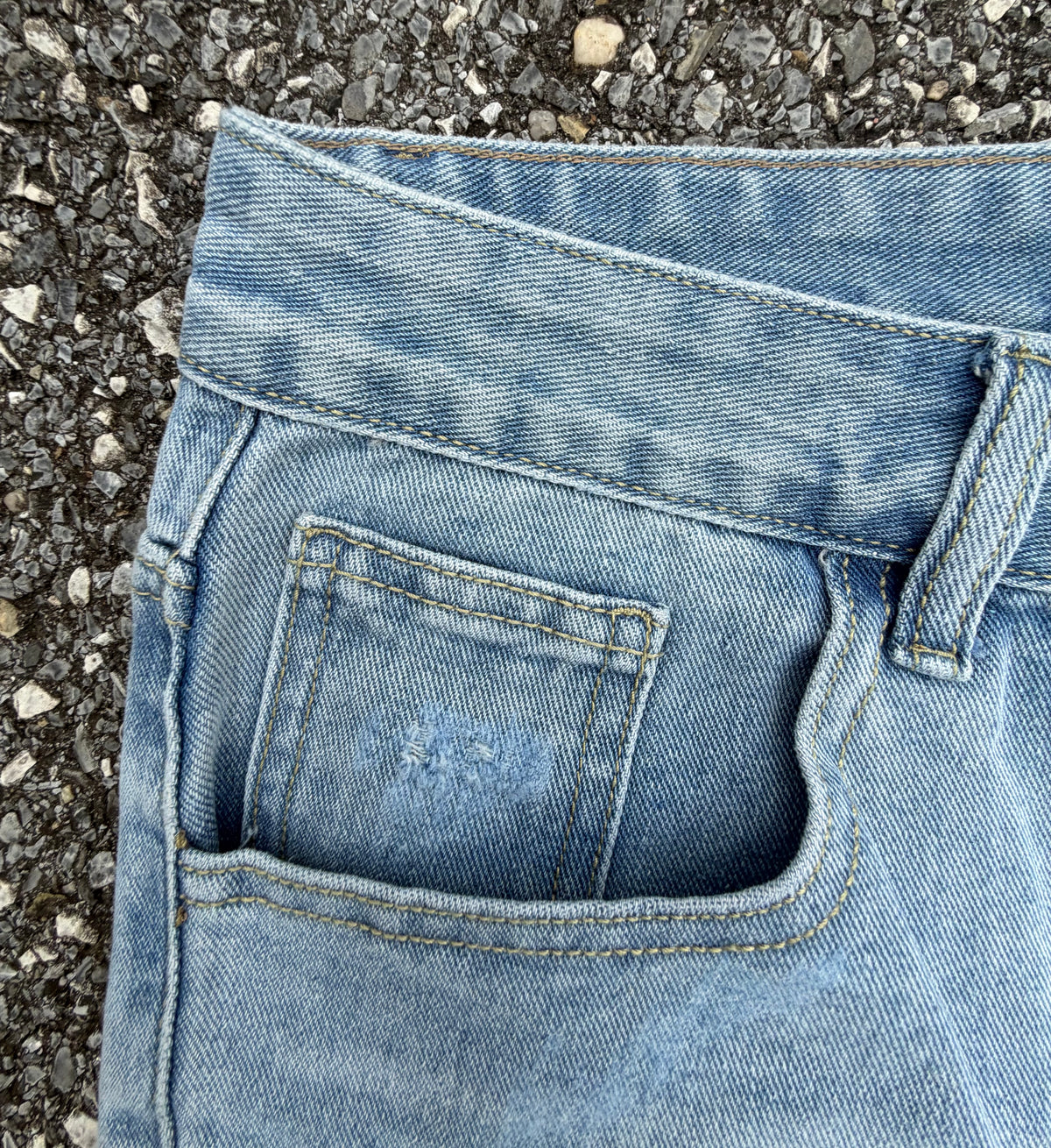 The Ashy Blue K1 Jorts v1