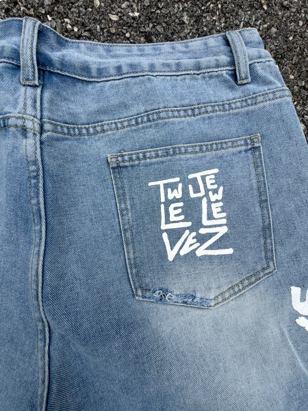 The Ashy Blue K1 Jorts v1