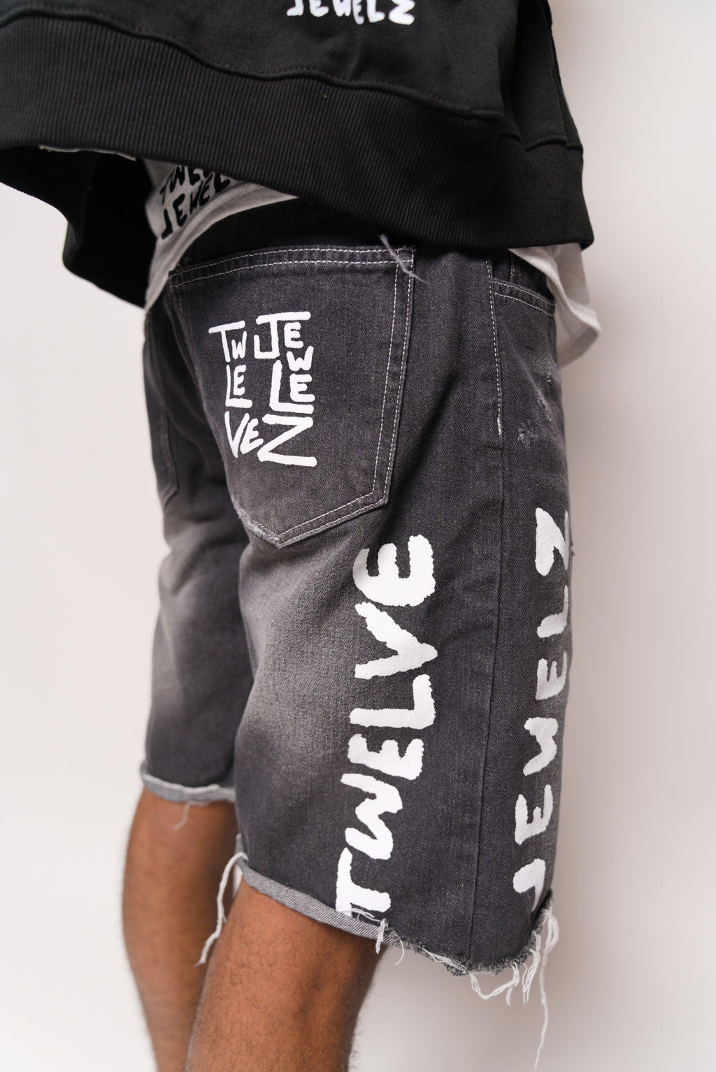 The Ashy black K1 Jorts v1